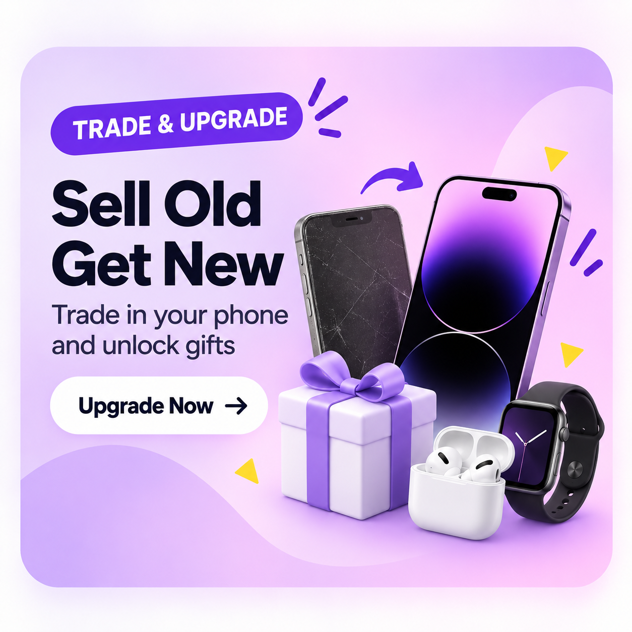 Sell old phone and get new phone